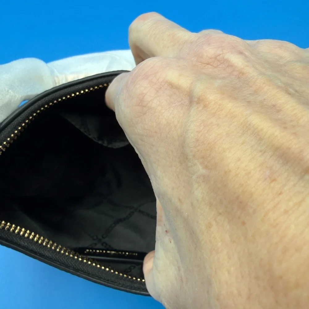 Michael Kors Black Pebbled Leather Shoulder Bag NWT. - Picture 5 of 11